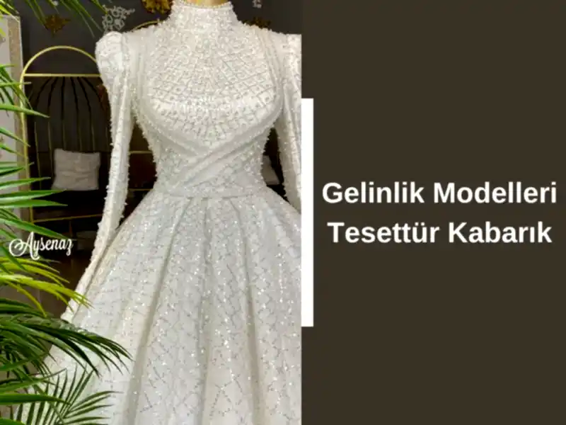 Gelinlik Modelleri Tesettür Kabarık