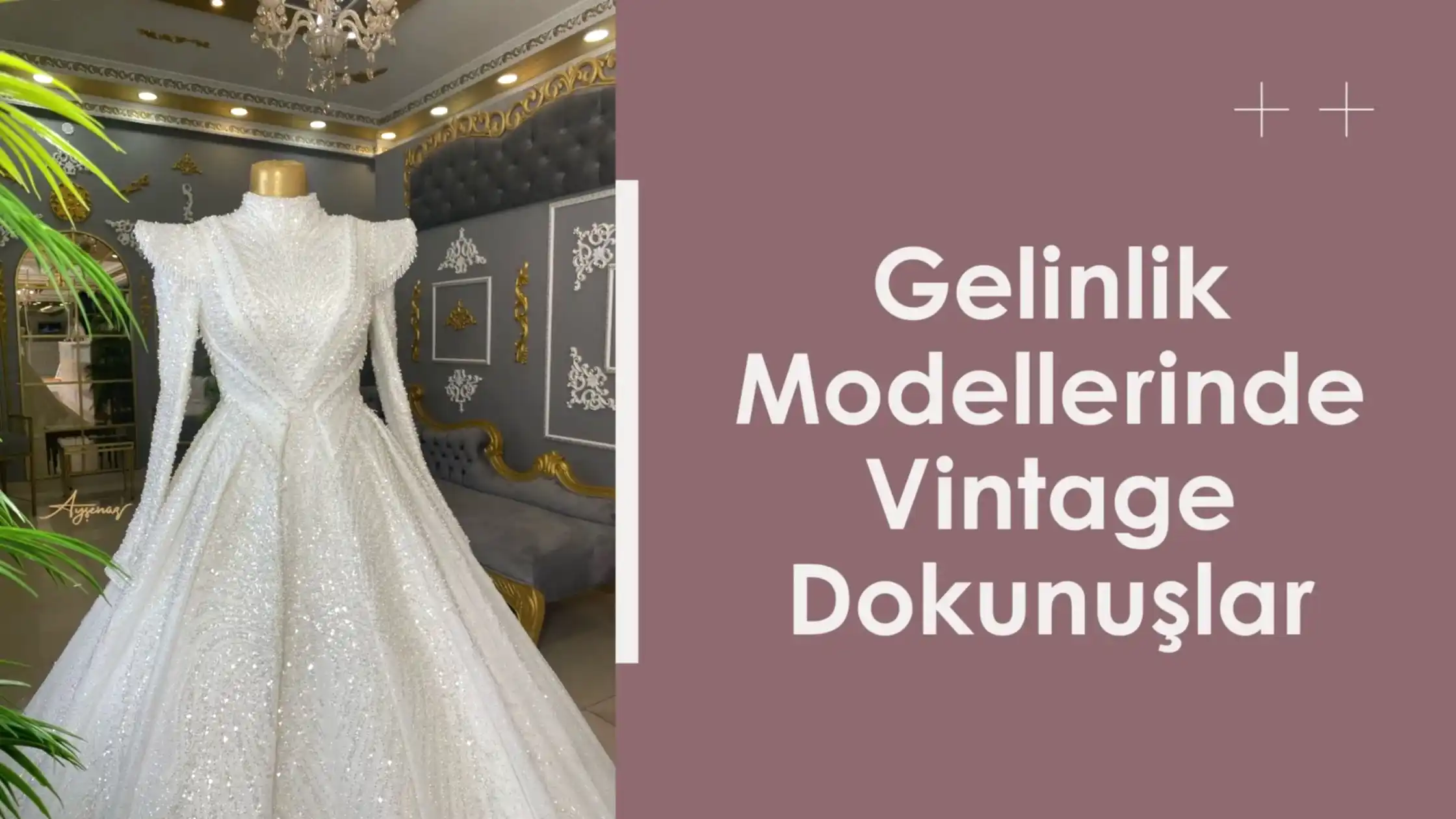 Gelinlik Modellerinde Vintage Dokunuşlar