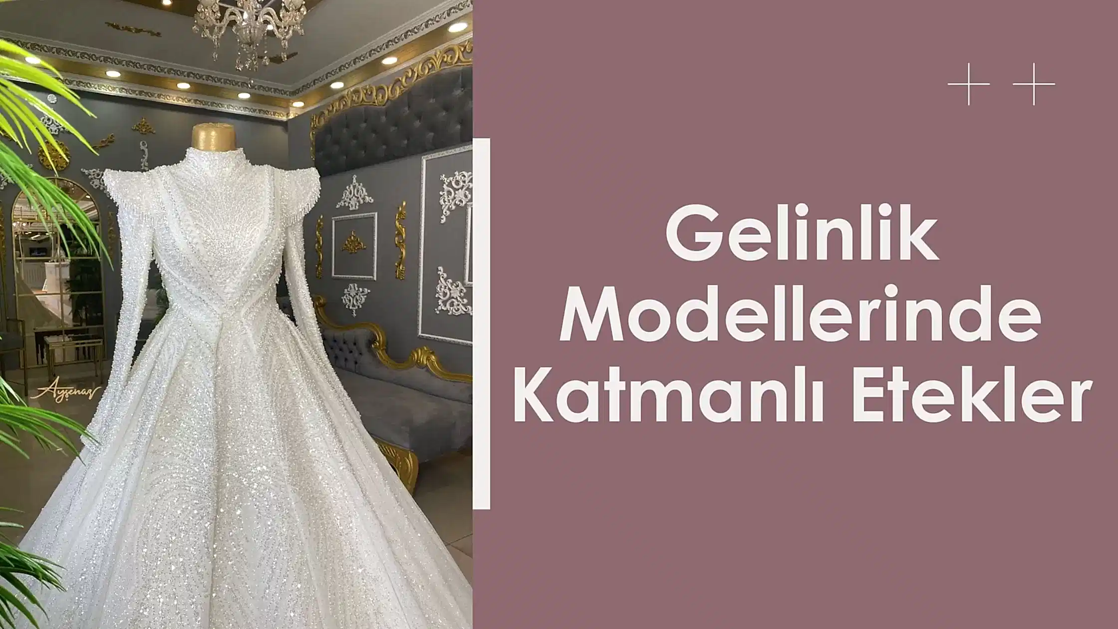 Gelinlik Modellerinde Katmanlı Etekler