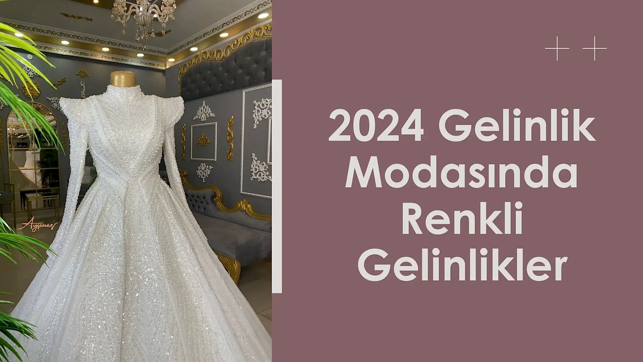 2024 Gelinlik Modasında Renkli Gelinlikler