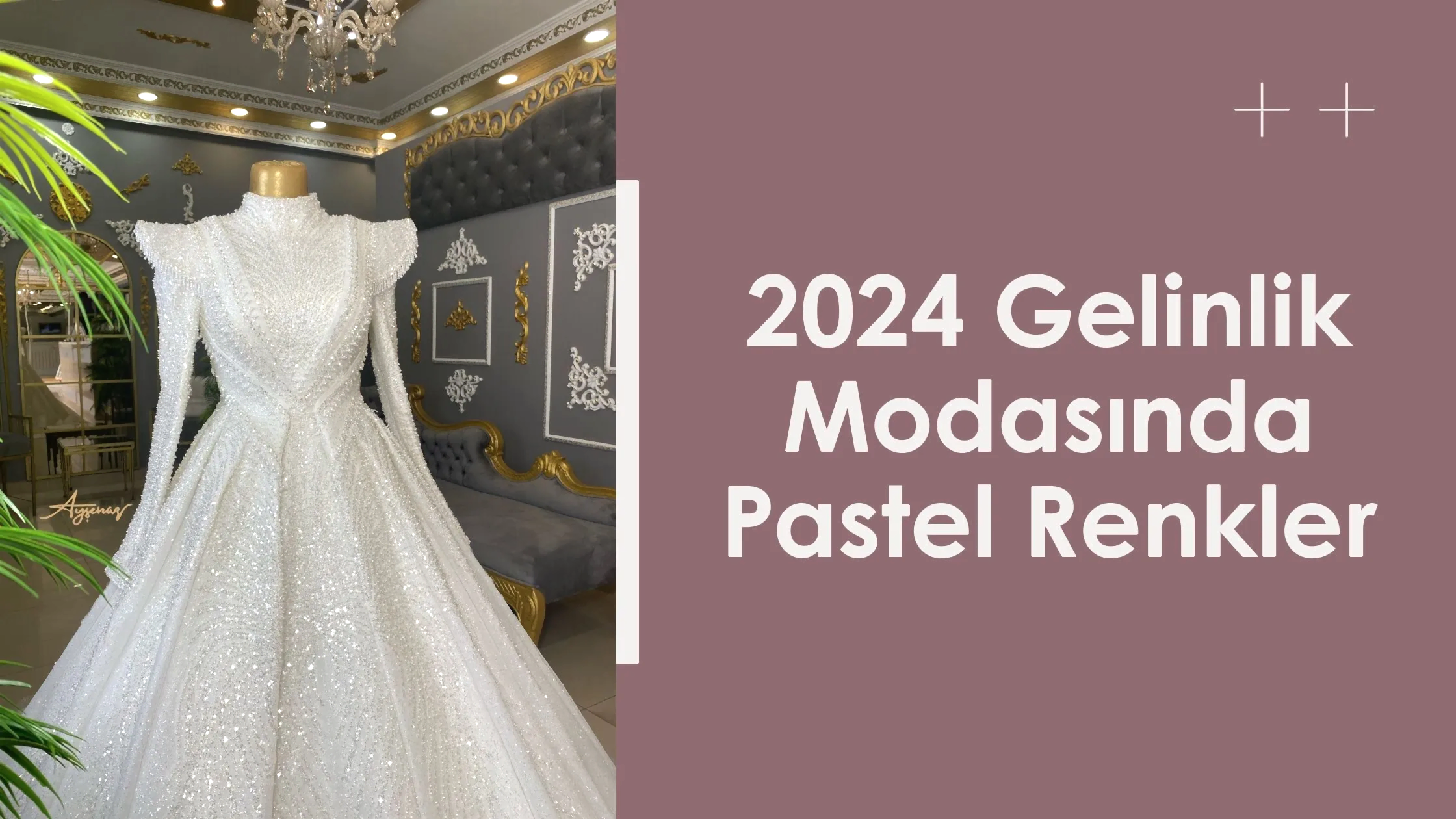 2024 Gelinlik Modasında Pastel Renkler