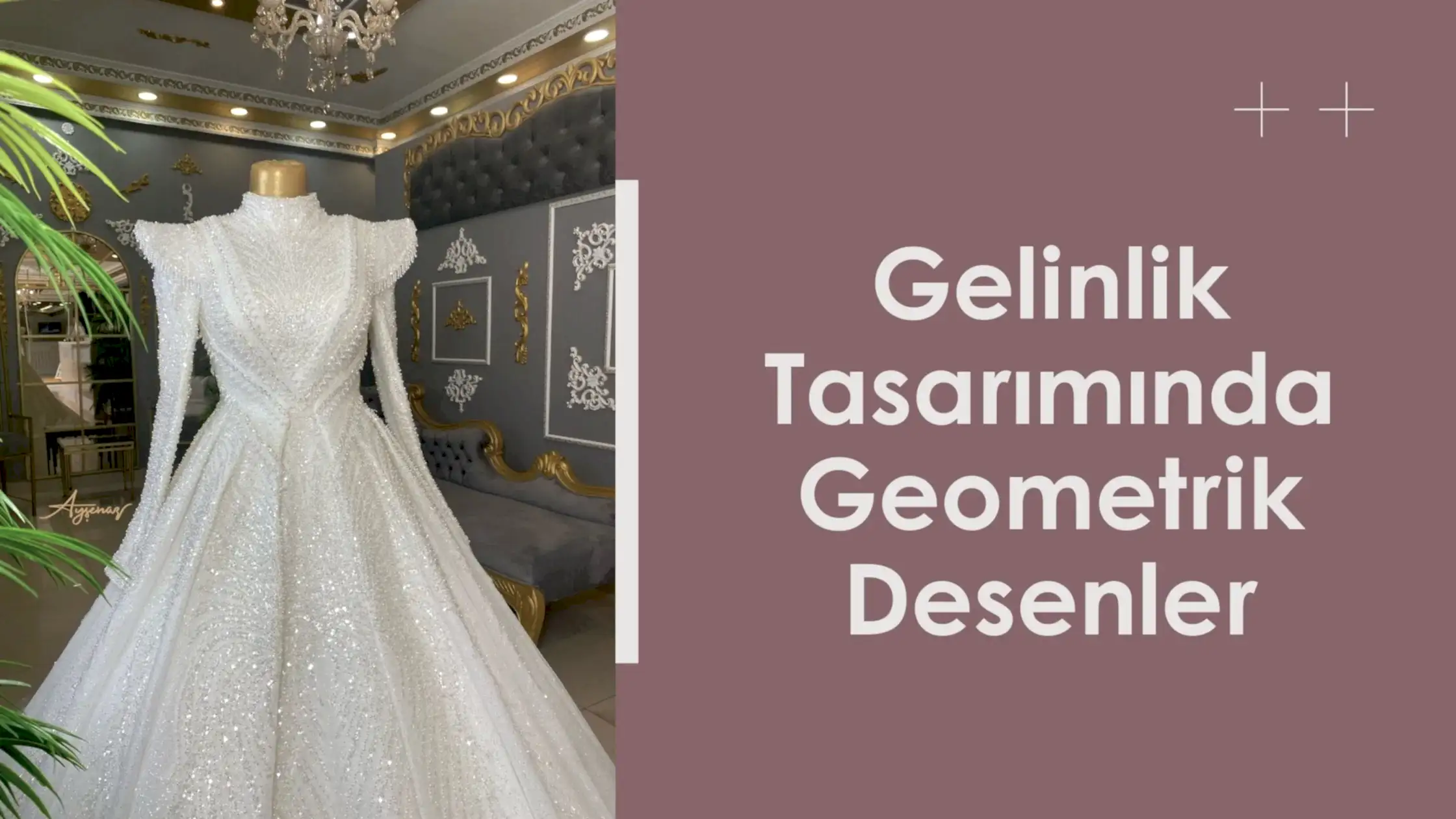 Gelinlik Tasarımında Geometrik Desenler