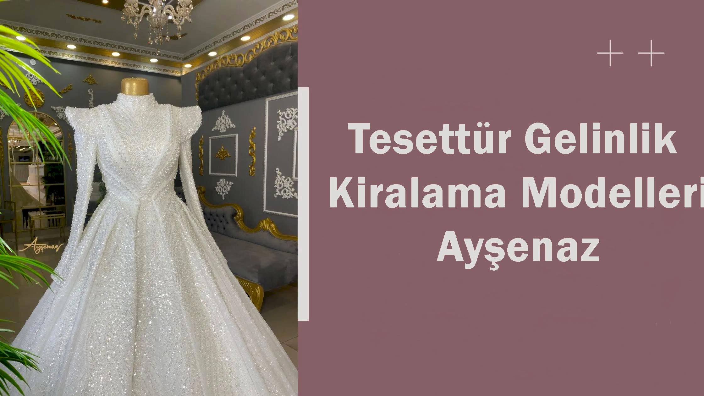 Tesettür Gelinlik Kiralama Modelleri Ayşenaz