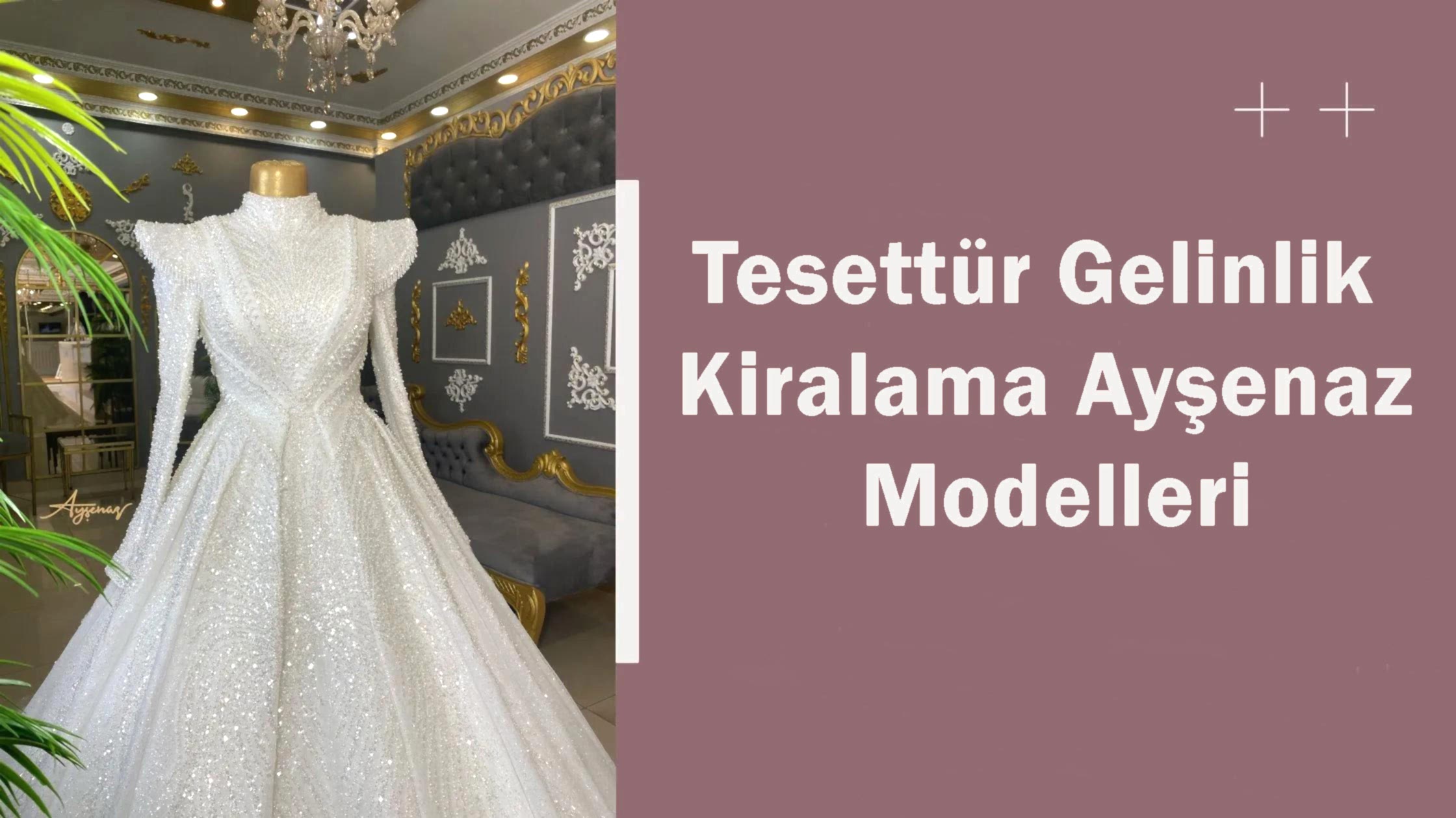 Tesettür Gelinlik Kiralama Ayşenaz Modelleri