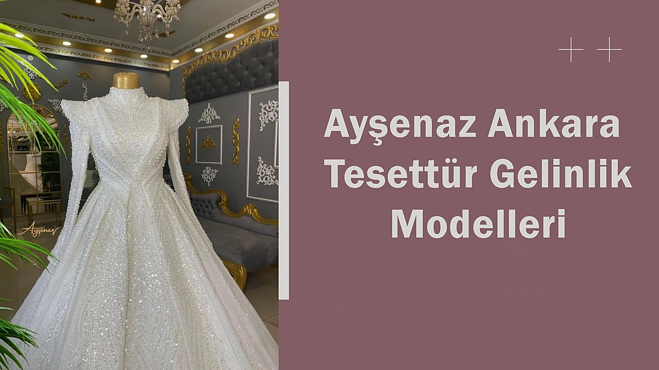 Ayşenaz Ankara Tesettür Gelinlik Modelleri