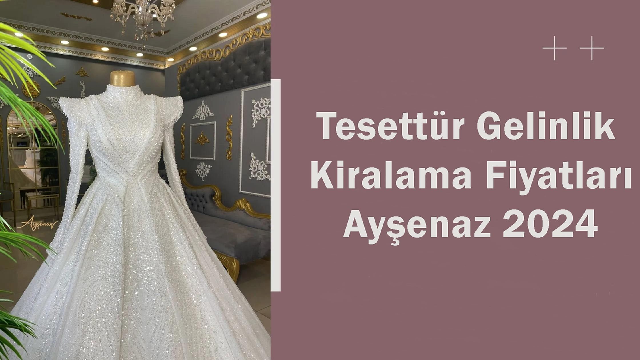 Tesettür Gelinlik Kiralama Fiyatları Ayşenaz 2024