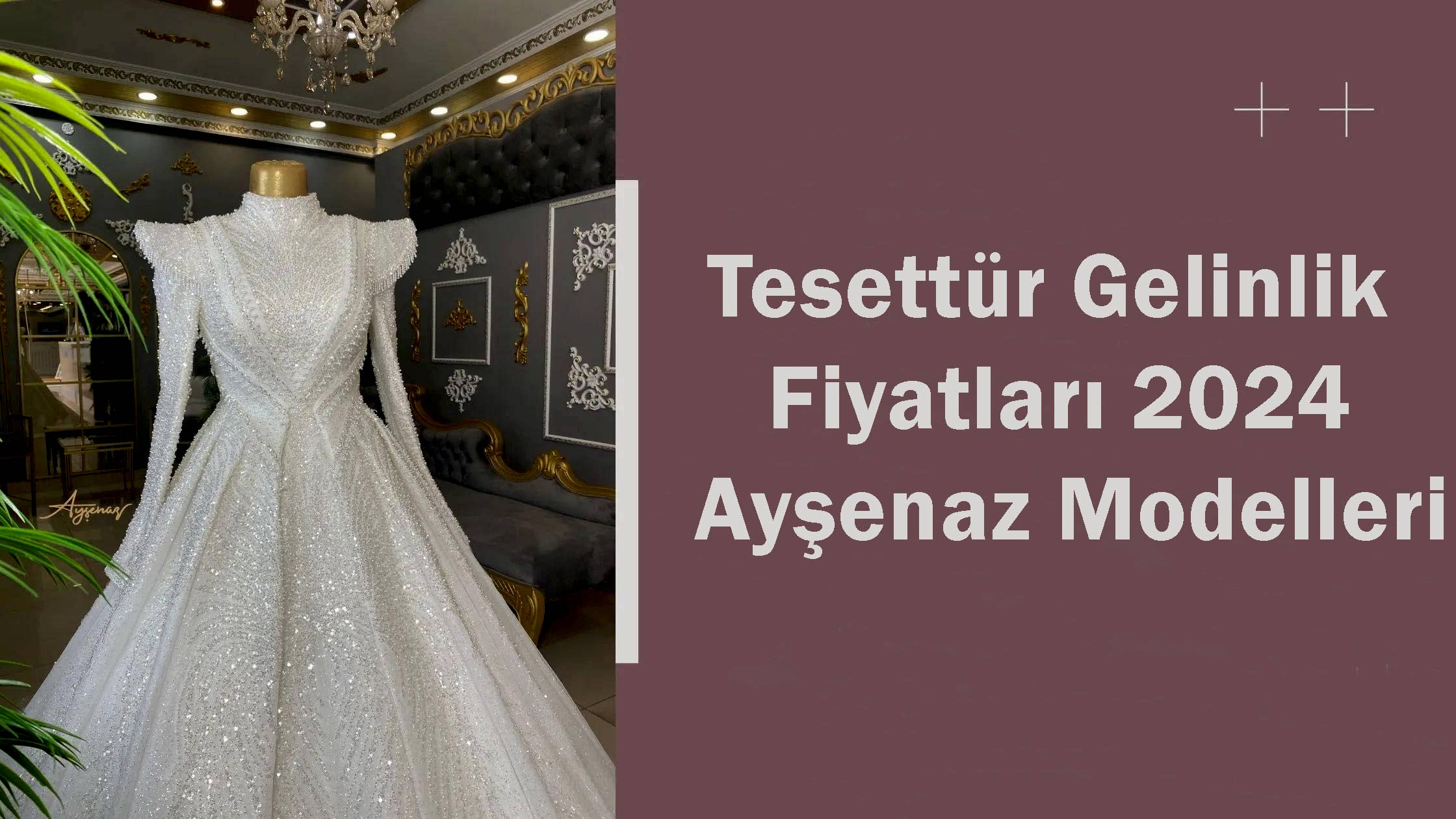 Tesettür Gelinlik Fiyatları 2024 Ayşenaz Modelleri