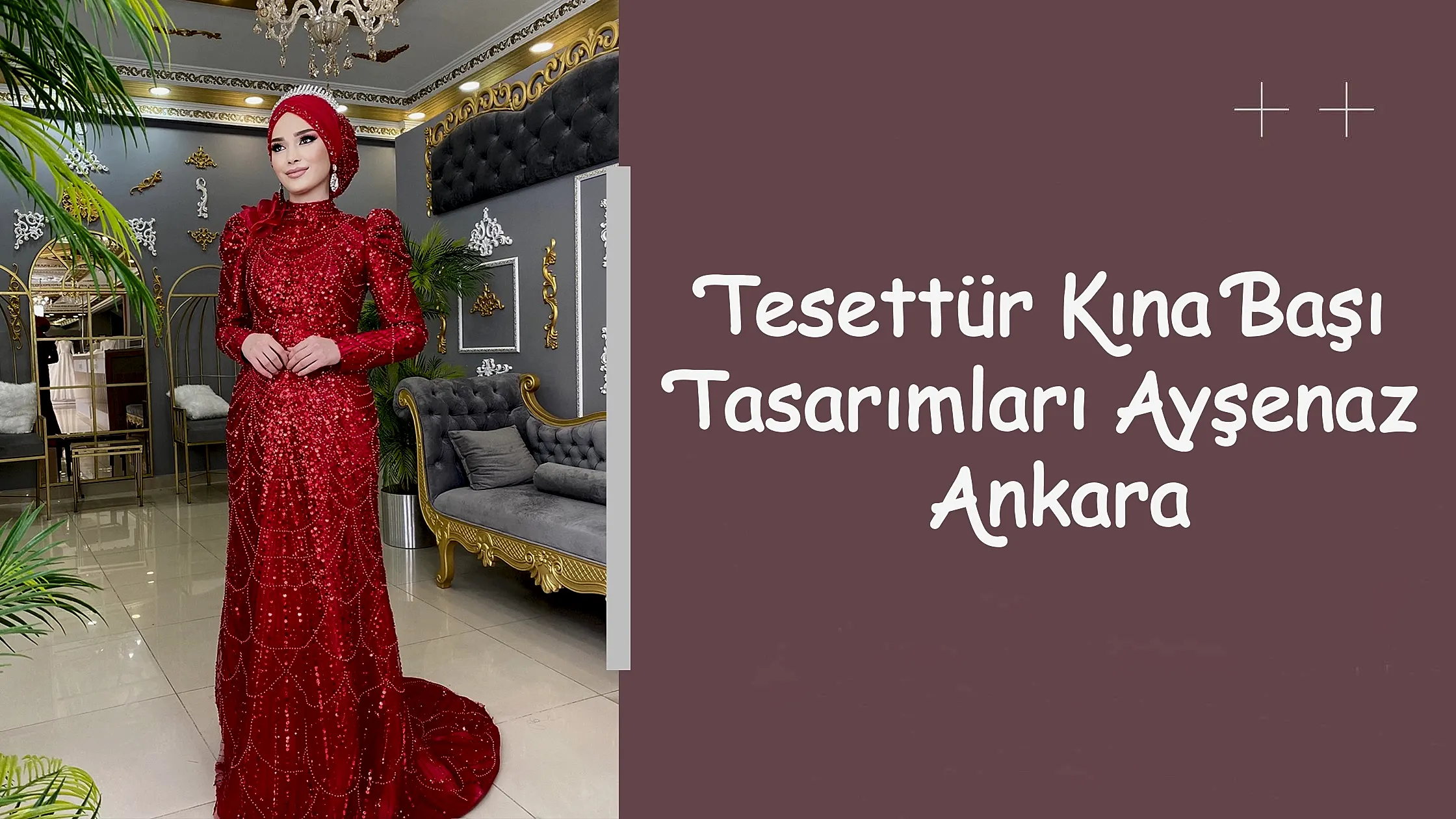 Tesettür Kına Başı Tasarımları Ayşenaz Ankara