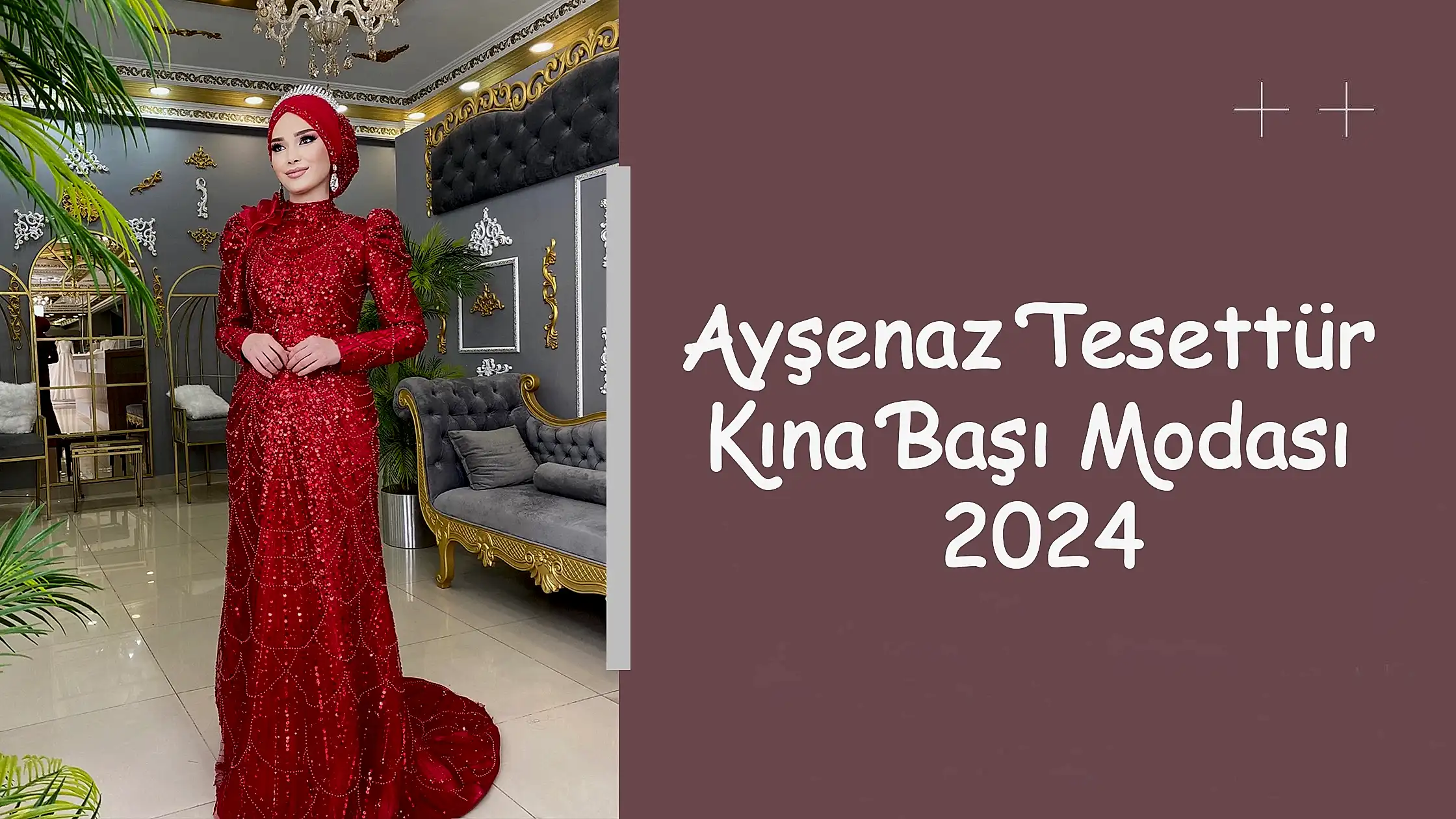 Ayşenaz Tesettür Kına Başı Modası 2024