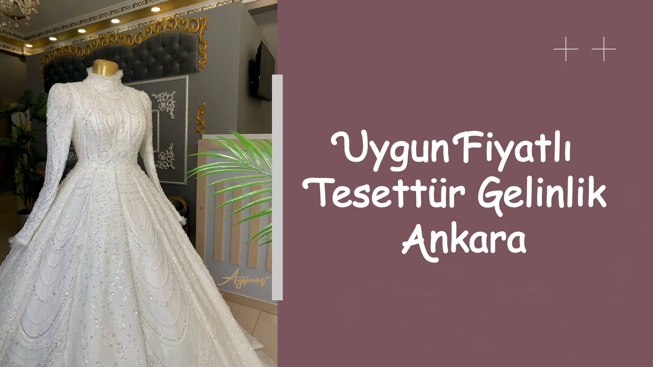 Uygun Fiyatlı Tesettür Gelinlik Ankara