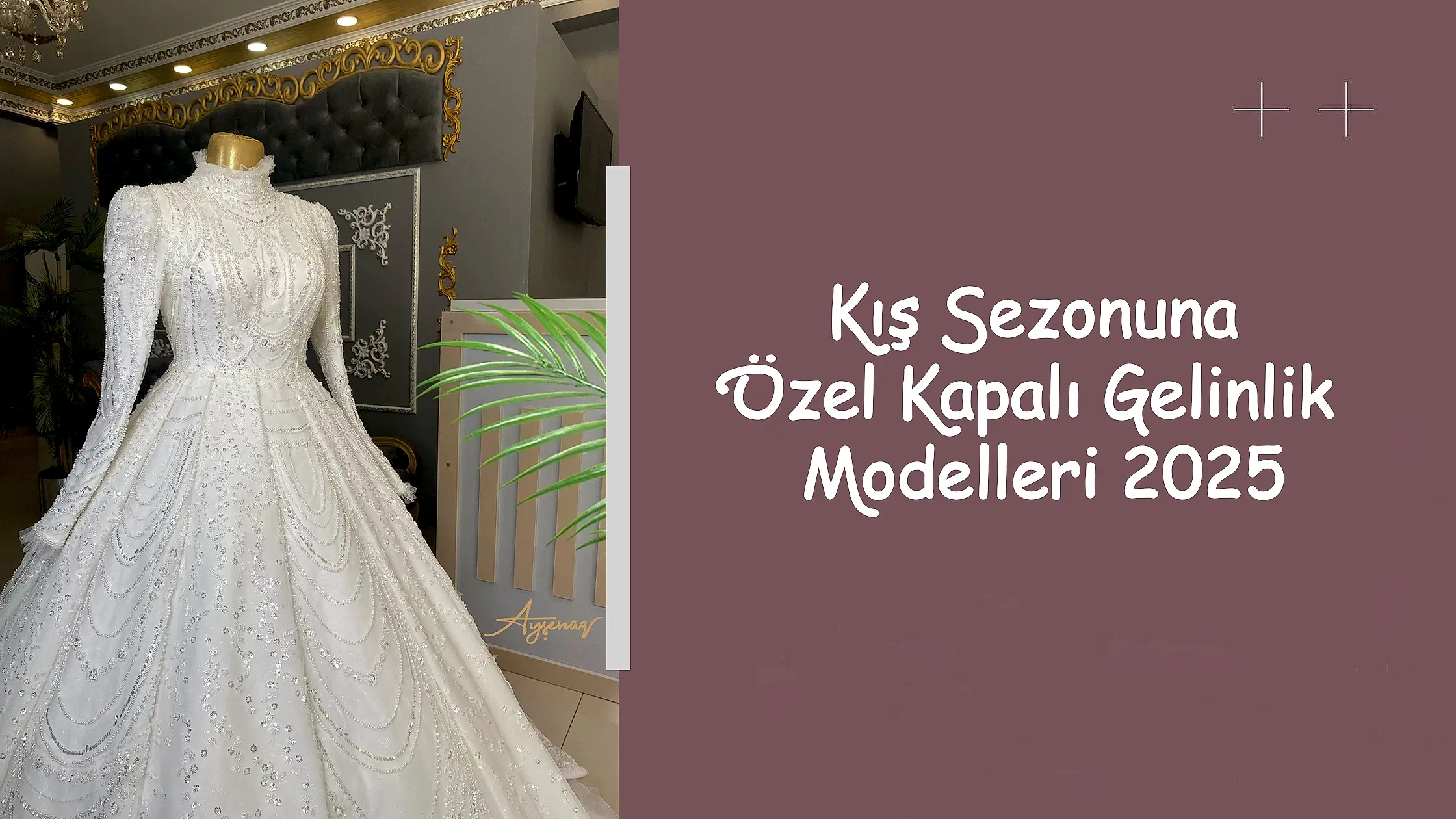 Kış Sezonuna Özel Kapalı Gelinlik Modelleri 2025