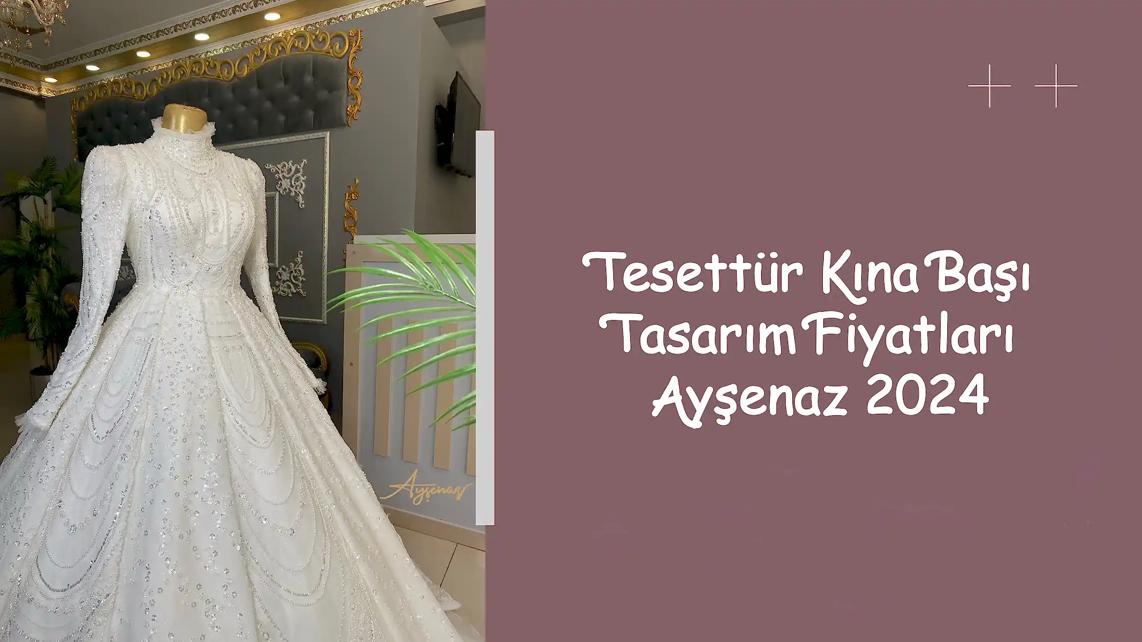 Tesettür Kına Başı Tasarım Fiyatları Ayşenaz 2024