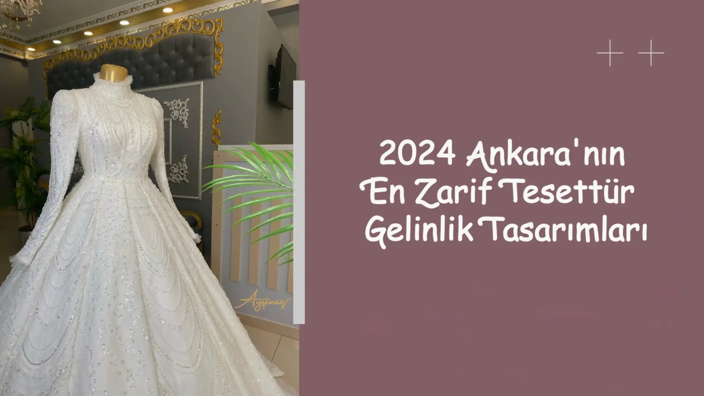 2024 Ankara'nın En Zarif Tesettür Gelinlik Tasarımları