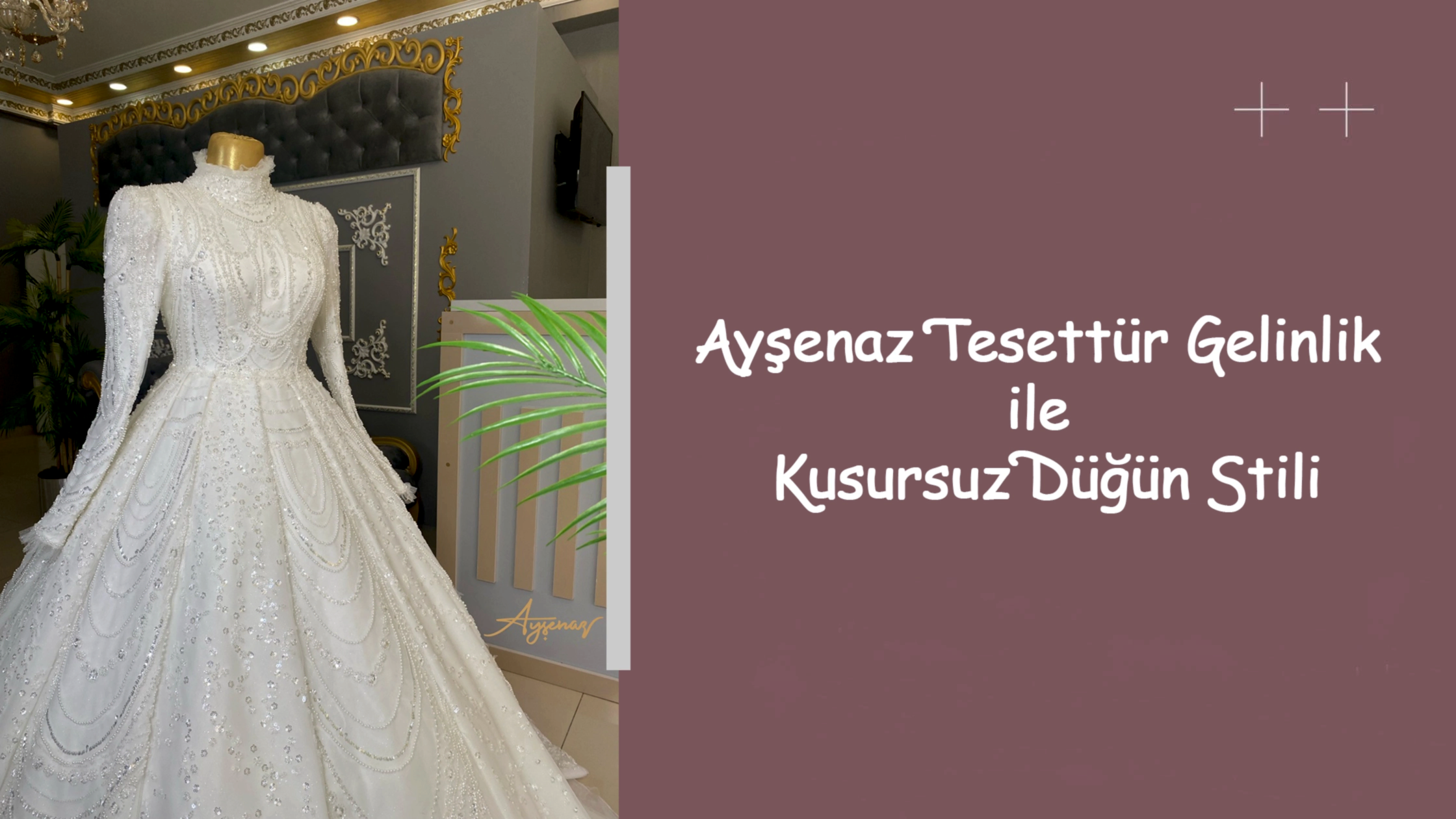 Ayşenaz Tesettür Gelinlik ile Kusursuz Düğün Stili