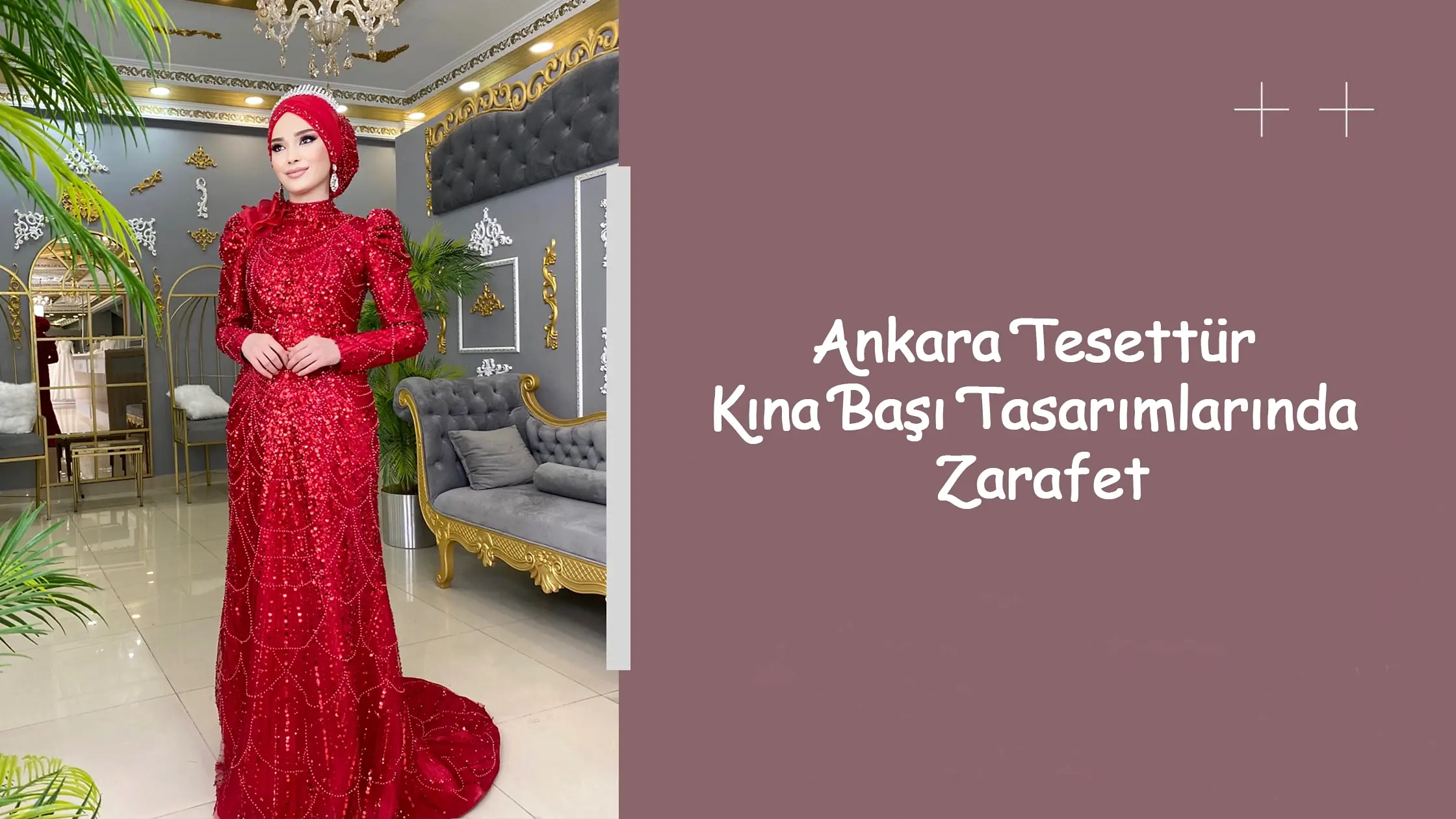 Ankara Tesettür Kına Başı Tasarımlarında Zarafet